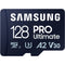 Samsung 128GB PRO Ultimate UHS-I microSDXC Card with SD Adapter