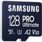 Samsung 128GB PRO Ultimate UHS-I microSDXC Card with SD Adapter