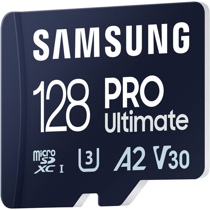 Samsung 128GB PRO Ultimate UHS-I microSDXC Card with SD Adapter