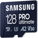 Samsung 128GB PRO Ultimate UHS-I microSDXC Card with Card Reader
