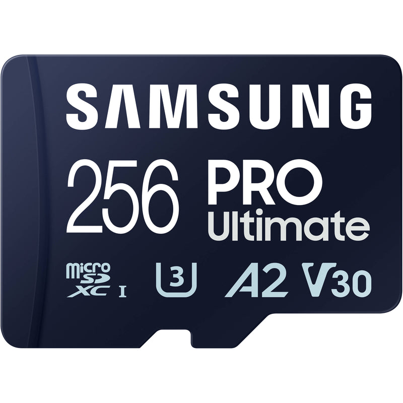 Samsung 256GB PRO Ultimate UHS-I microSDXC Card with SD Adapter