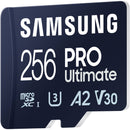 Samsung 256GB PRO Ultimate UHS-I microSDXC Card with SD Adapter