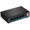 TRENDnet TPE-TG51g 5-Port Gigabit PoE+ Compliant Unmanaged Network Switch