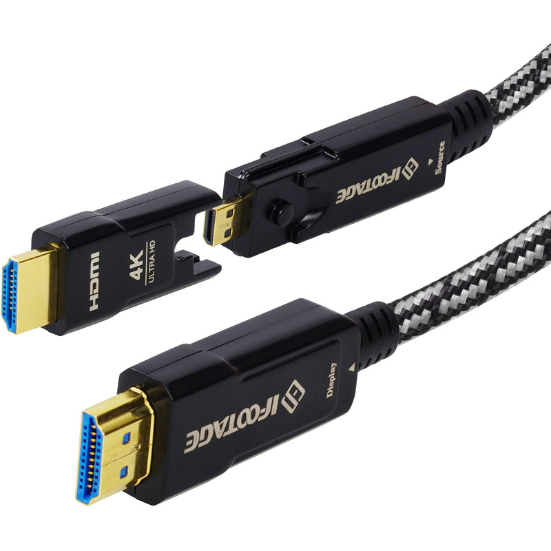 iFootage High-Speed HDMI to Micro-HDMI Cable with Adapter (32.8')