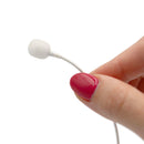 Bubblebee Industries The Microphone Foam for Lavalier Mics Pop Filter (Extra-Small, White, 10-Pack)
