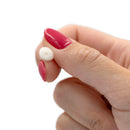 Bubblebee Industries The Microphone Foam for Lavalier Mics Pop Filter (Extra-Small, White, 10-Pack)