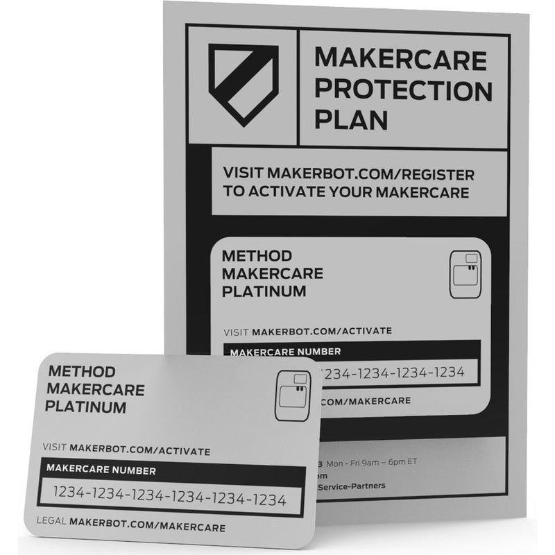 MakerBot Makercare Extended Service Plan for Makerbot Method - 5-Year