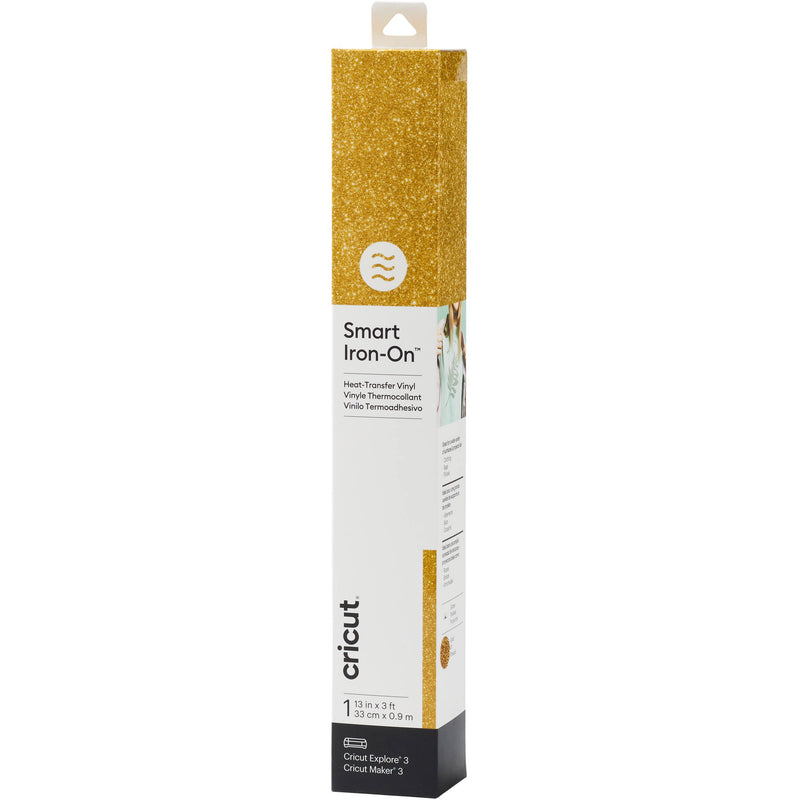 Cricut Smart Iron-On (Glitter Gold, 13" x 3')