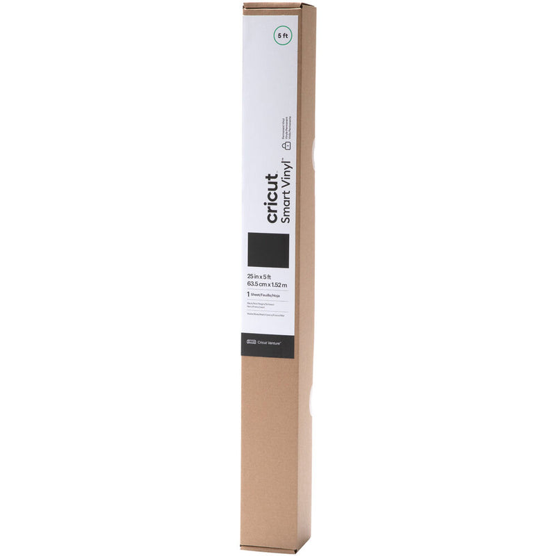 Cricut Smart Vinyl Permanent (Black, 25"x5')