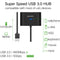 UGREEN 4-Port USB 3.2 Gen 1 Hub (Black)