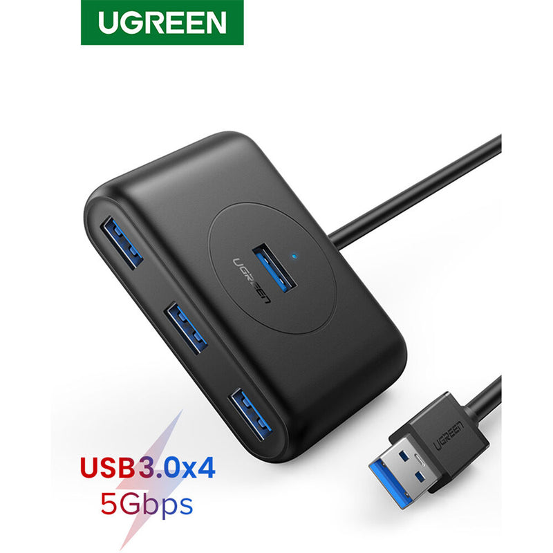 UGREEN 4-Port USB 3.2 Gen 1 Hub (Black)