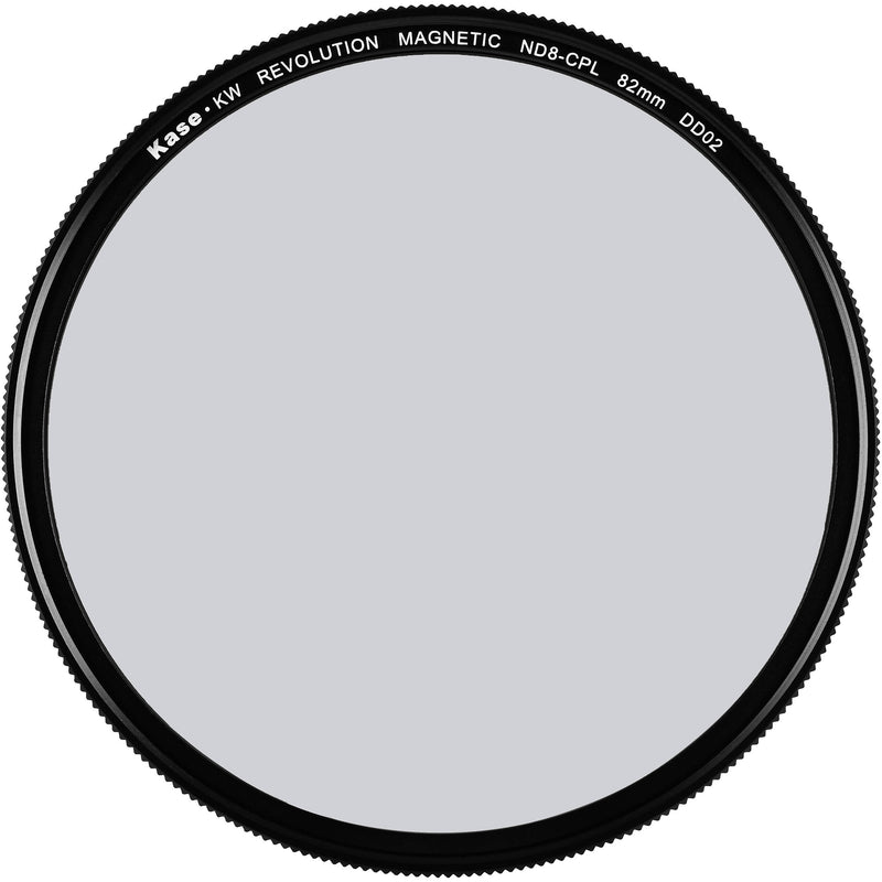 Kase KW Revolution ND/PL Filter with Blue & Silver Band + Magnetic Adapter Ring (82mm, 3-Stop )