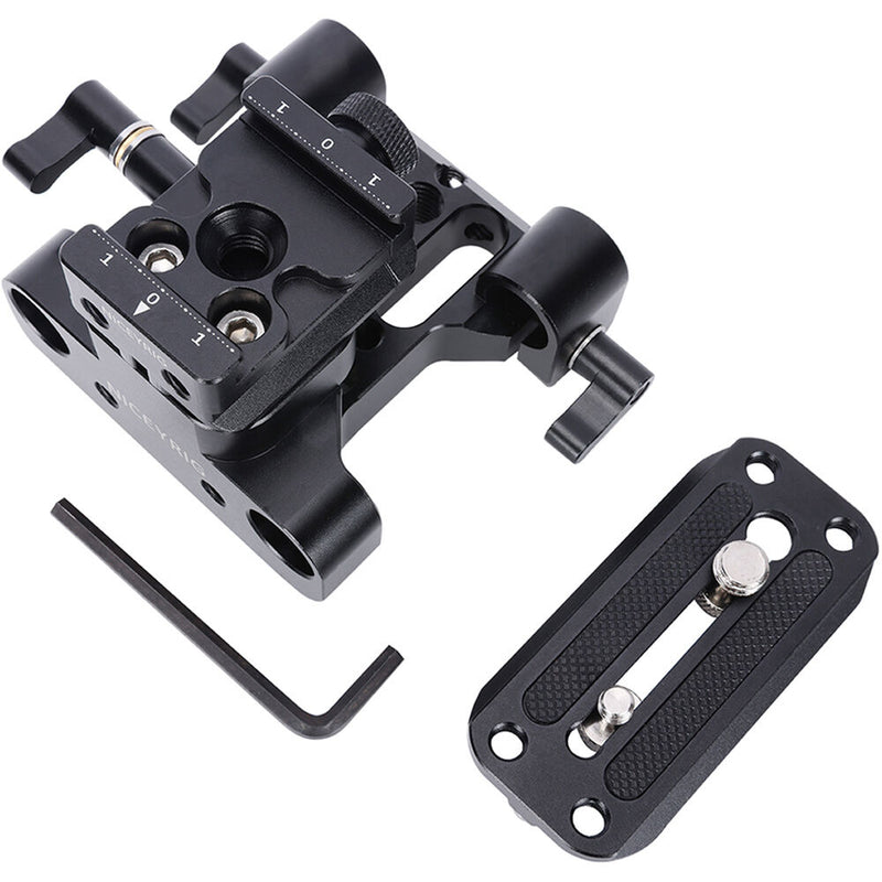 Niceyrig Universal Height-Adjustable Arca-Type 15mm LWS Baseplate