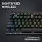 Logitech G PRO X TKL LIGHTSPEED Wireless RGB Gaming Keyboard (Black, Tactile)