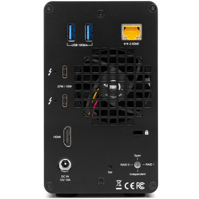OWC Gemini 40TB 2-Bay Thunderbolt 3 Raid Array (2 x 20TB)