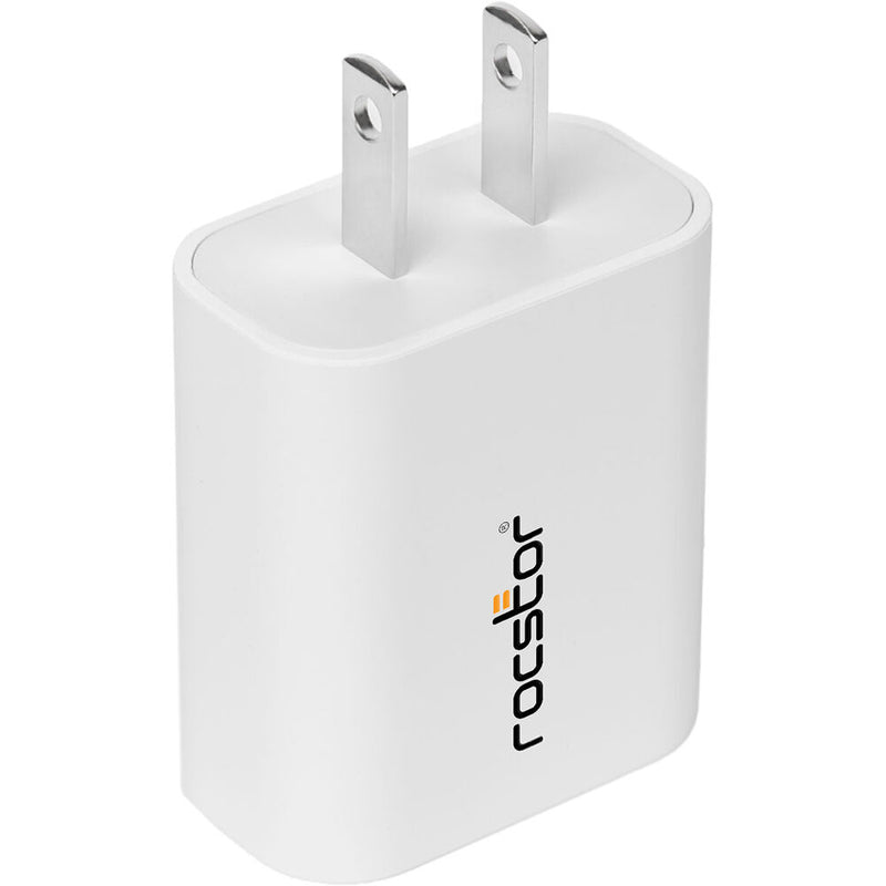 Rocstor 20W Smart USB-C Power Adapter (White)