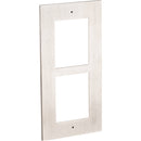 2N Flush Frame for 2 IP Verso Modules (Nickel)