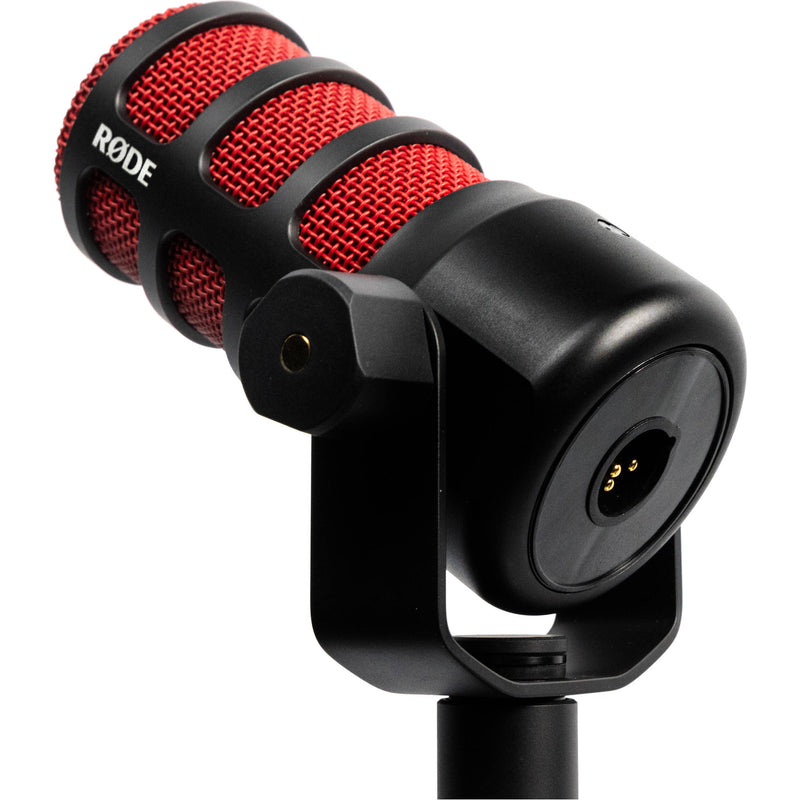 RODE PodMic Dynamic Podcasting Microphone (Red, Special 50th Anniversary Edition)