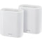 ASUS ExpertWiFi EBM68 AX7800 Wireless Tri-Band Mesh Wi-Fi 6 System (White, 2-Pack)