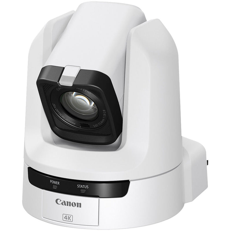 Canon CR-N100 4K NDI PTZ Camera with 20x Zoom (Titanium White)