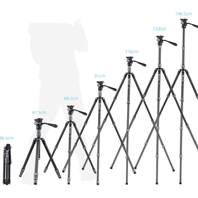 XILETU X224CLS1 Outdoor Carbon Fiber Tripod