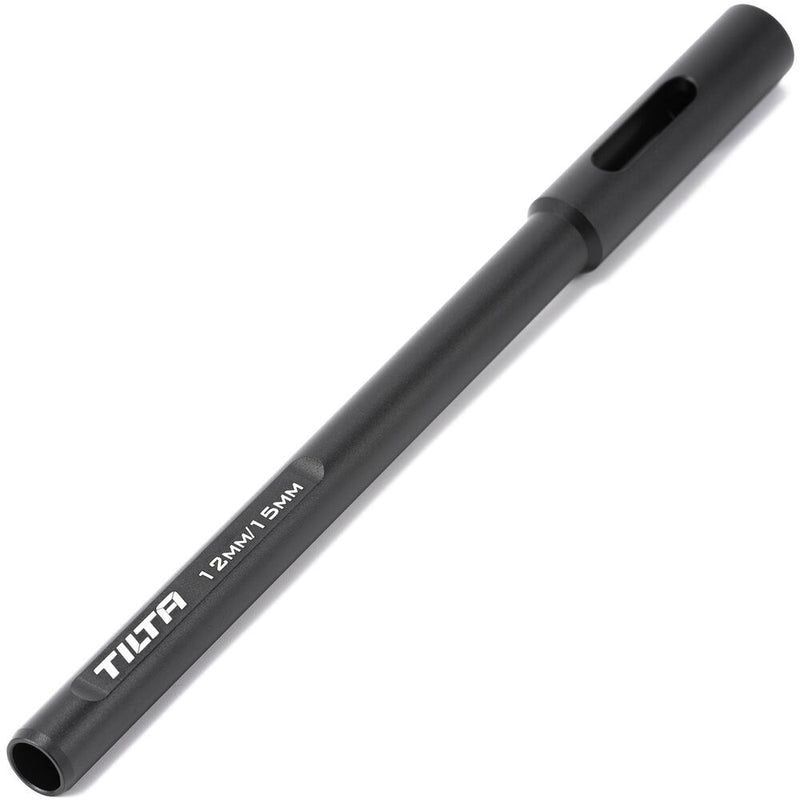 Tilta 15mm to 12mm DJI Rod Adapter (7.8" Black)