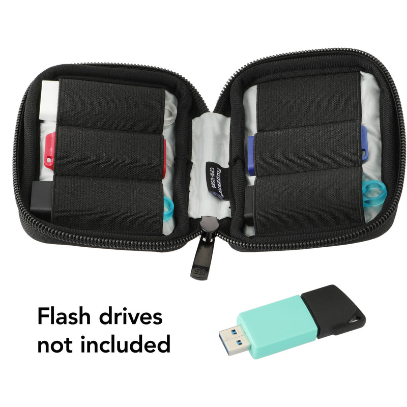 Ruggard Neoprene Pouch for 6 USB Flash Drives