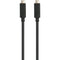 Awanta 100W USB-C 3.2 Gen 1 Charge & Sync Cable (6', Black)