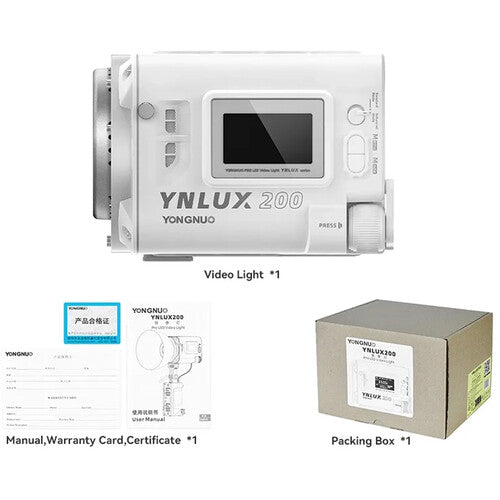 Yongnuo LUX200 Bi-Color LED Light (White)