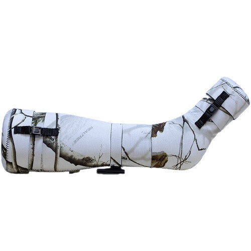 LensCoat Cover for Athlon Ares G2 UHD 85 Angled Scope (Realtree Snow)