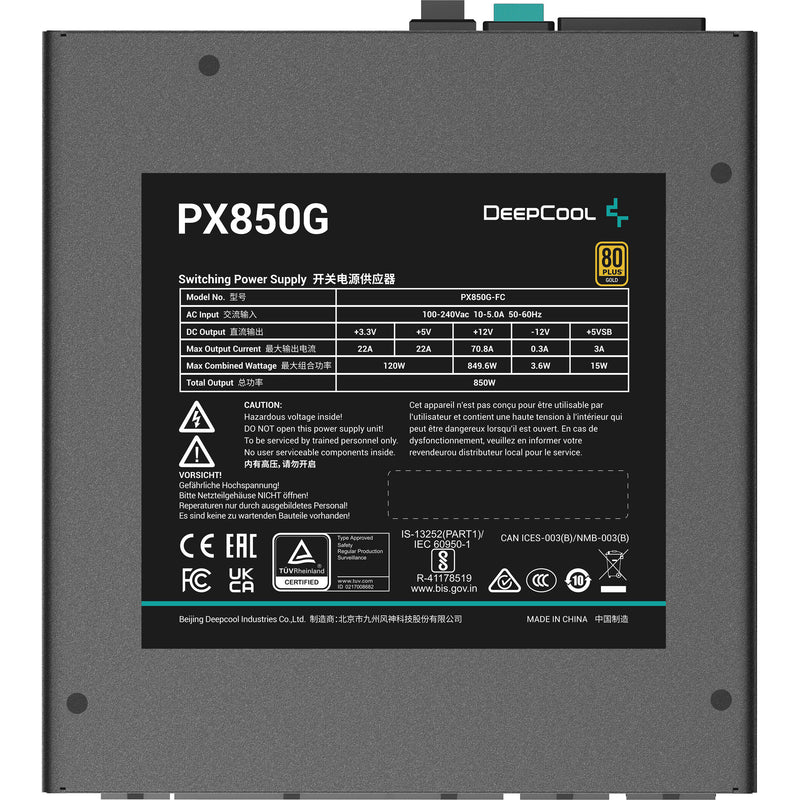 Deepcool PX850G 850W 80 Plus Gold Modular Power Supply
