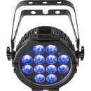 CHAUVET DJ SlimPAR Pro H USB Low-Profile RGBAW+UV LED PAR (Black, 4-Pack)