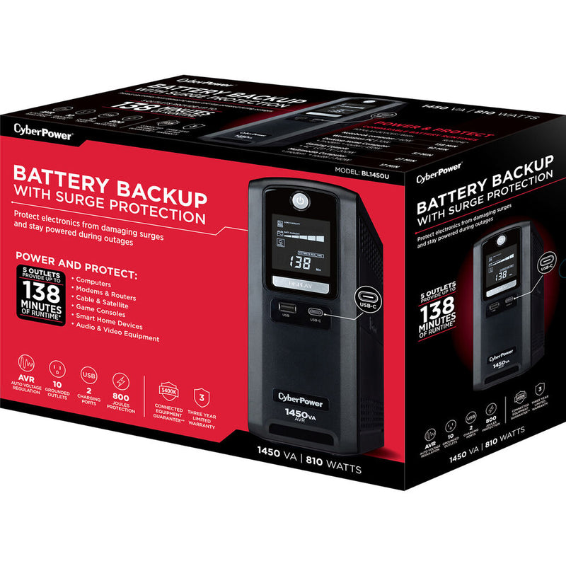 CyberPower BL1450U Battery Back-UPS