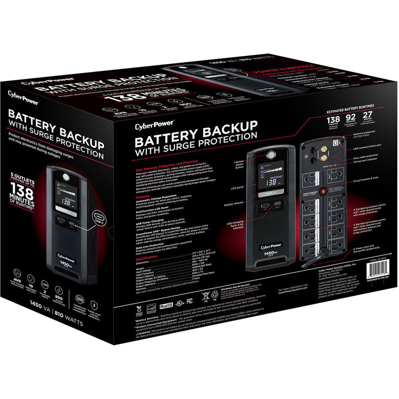 CyberPower BL1450U Battery Back-UPS