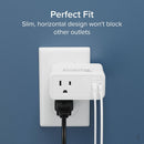 Plugable Wall Outlet Extender (White)
