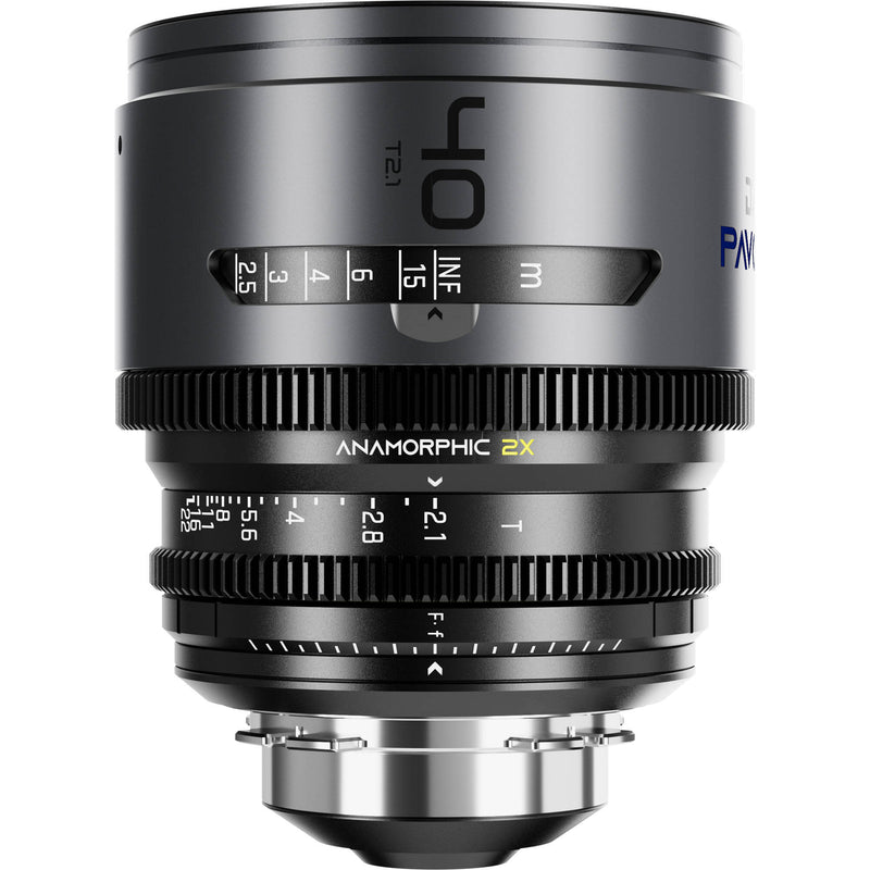 DZOFilm PAVO 40mm T2.1 2x Anamorphic Prime Lens (Blue Coating, PL/EF Mount, Feet)