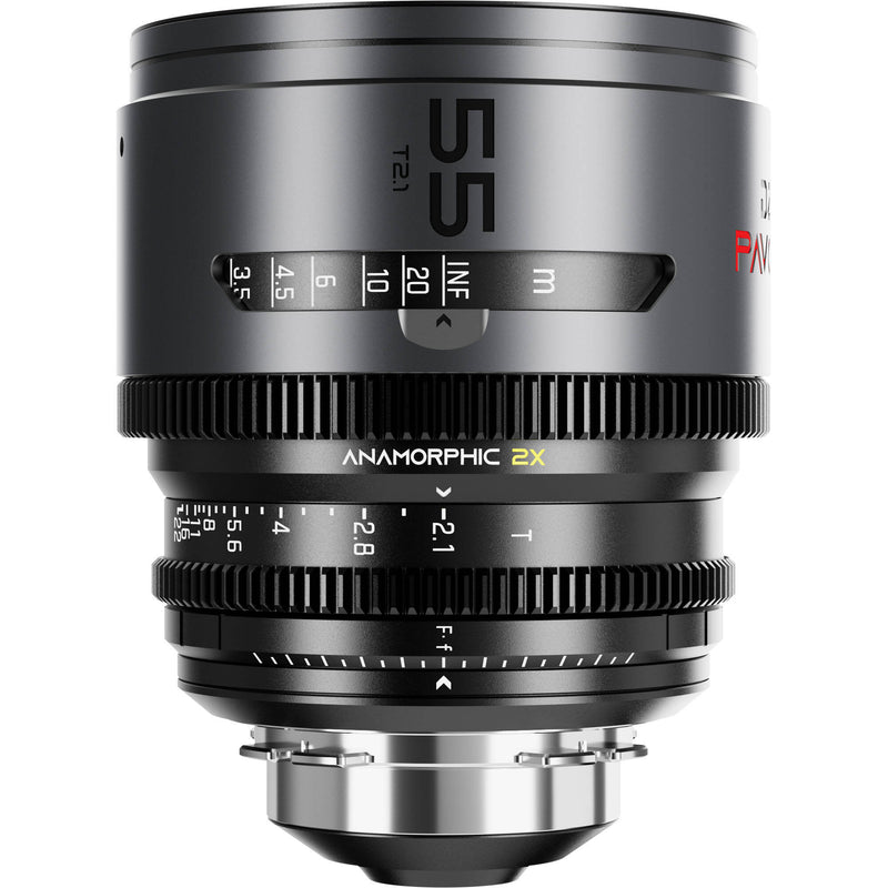 DZOFilm PAVO 55mm T2.1 2x Anamorphic Prime Lens (Neutral Coating, PL/EF Mount, Feet)