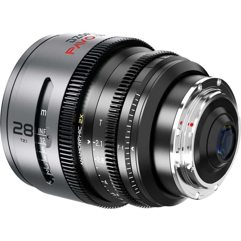 DZOFilm PAVO 2x Anamorphic 6-Lens Set (Neutral Coating, PL/EF Mount, Feet)
