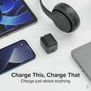 Plugable 30W GaN USB-C Wall Charger (Black)