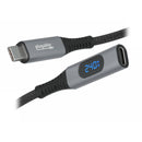 Plugable USB-C 3.2 Gen 2 Extension Cable with Built-In Multimeter Tester (3.3')