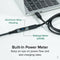 Plugable USB-C 3.2 Gen 2 Extension Cable with Built-In Multimeter Tester (3.3')