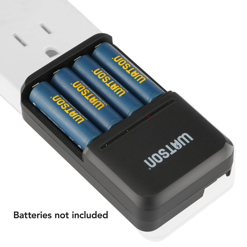 Watson 4-Bay Charger for AA/AAA NiMH Batteries