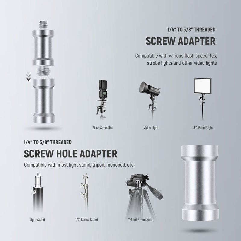 Neewer H-Type Mount Camera Flash Bracket (2-Pack)