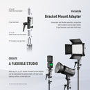 Neewer H-Type Mount Camera Flash Bracket (2-Pack)