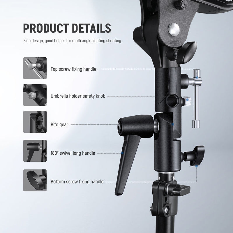 Neewer H-Type Mount Camera Flash Bracket (2-Pack)