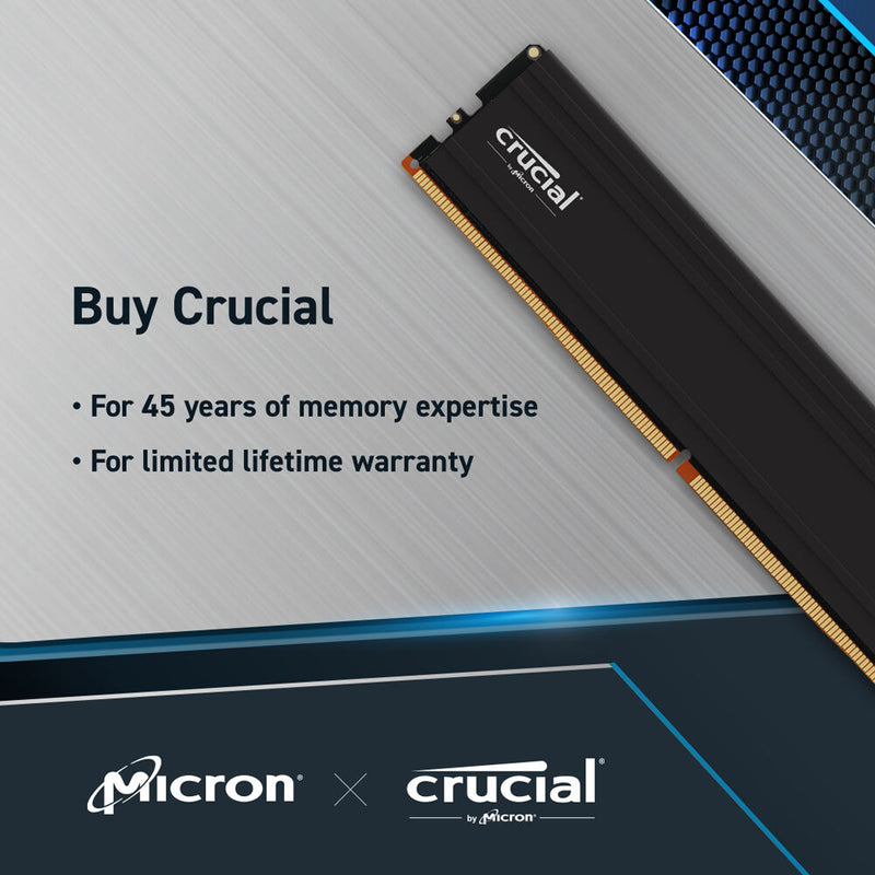 Crucial 48GB 6000 MHz DDR5 Pro RAM Kit