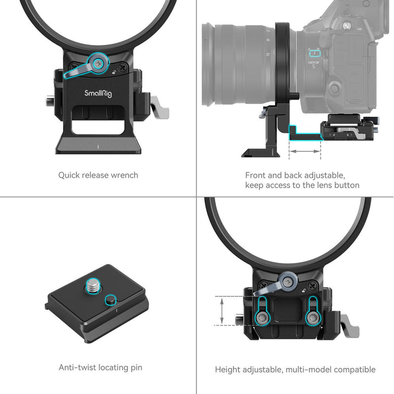 SmallRig Rotatable Horizontal-to-Vertical Mount Plate Kit for Select Nikon Z-Series Cameras