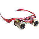 KabukiGlasses 4x13 HD Theater/Opera Glasses/Binoculars (10/100 to 20/100 Vision, Burgundy)