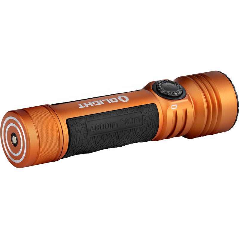 Olight Seeker 4 Pro Rechargeable LED Flashlight (Cool White LED, Orange)