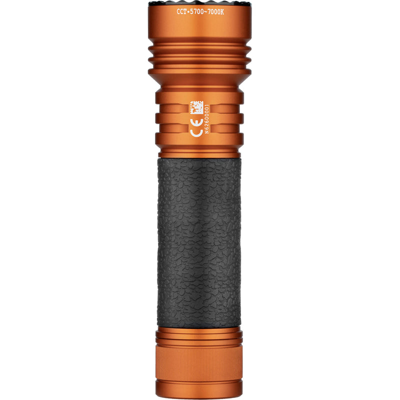 Olight Seeker 4 Pro Rechargeable LED Flashlight (Cool White LED, Orange)